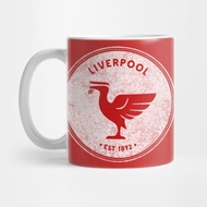 Liverpool Liverbird Ceramic Mug Vintage Retro RED Liverpool MugBIG