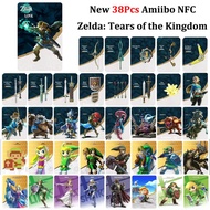 38Pcs The Legend of Zelda Tears of the Kingdom Switch Amiibo NFC Linkage Card