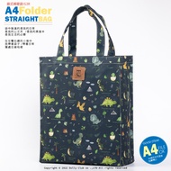 [Dolly Club] Straight Tutorial Bag-OL File Bag-Portable Waterproof Cloth Bag-Dinosaur Paradise-Water