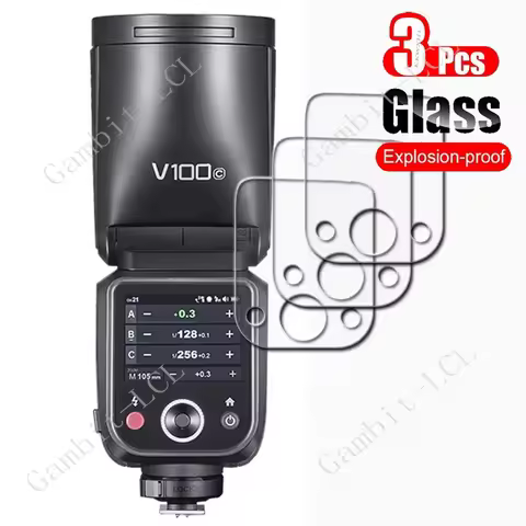 Tempered Glass For Godox X3 V1 Pro V850III V860III TT685II V850 V860 III V100 AD600BM Canera Flash L