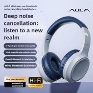 AULA S306 ANC Wireless Headphones Over-ear Bluetooth with Noise Cancelling, Long Battery, Stylish, f