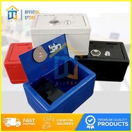 ❦ ℡ ① Children Coin Bank Mini Safe Mini Vault Box with Key Lock | Piggy Bank | Alkansya