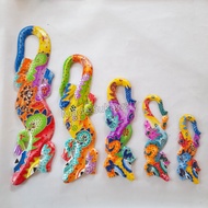 Wooden crafts wall decoration Gecko Gecko Gecko bali painted tutul aborigin