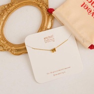 SWEETBLING - Micro Initial Letter Necklace | Stainless Steel Initial Letter Necklace for Women