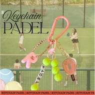 GANTUNGAN KEYCHAIN PADEL | BAGCHARM PADEL | PADEL HANGER | PADEL KEYCHAIN