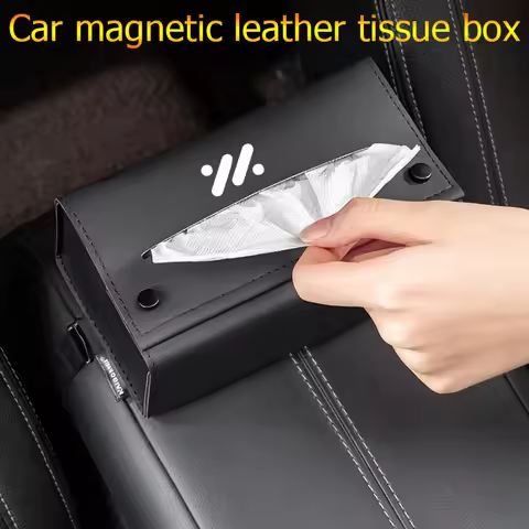 Car seat back hanging tissue box armrest box magnetic napkin box for IM L6 L7 LS6 LS7 L7pro