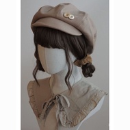 Popular Ganni Hat Japanese Benshou Made Original Handmade Cloud Hat Beret Painter Hat Peaked Cap Aut