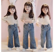 Kulot Jeans Highwaist Anak Perempuan Umur 1-12 Tahun / Celana Panjang Cewek Wanita Model Terbaru 202