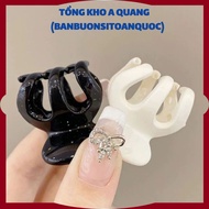 PLASTIC OCTOPUS CRAB HAIR CLIPS IN MANY SIZES - Crab Claws 3 Teeth - 5 Teeth transparent/rough/shiny