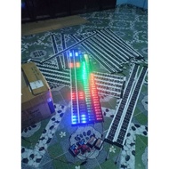 lampu led rgb strobo running text wave variasi kaca mobil 12v-24v 120cm-140cm pickup l300 elf truck