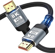 4K HDMI Cable - Rommisie 10 FT (HDMI 2.0,18Gbps) Ultra High Speed Gold Plated Connectors,Ethernet Audio Return,Video 4K,HD 1080p FullHD UHD 3D Compatible with Xbox Playstation Arc PS3 PS4 PS9 PC HDTV