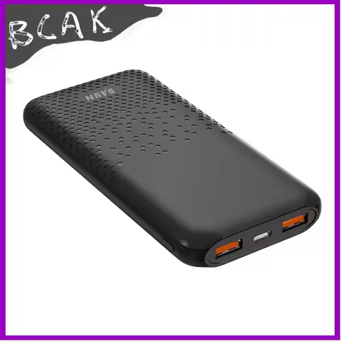 Fast Charging Mobile Power Supply 10000 MAh Real Standard Polymer Battery BCAK Power Bank for xiaomi