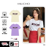 Women's t-shirt CNY medium form local brand cool 4c cotton fabric 1804 Miucho in graphic