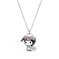 Kuromi 925 純銀吊墜項鍊 (優雅 Lolita款)