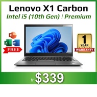 [Refurbished] Lenovo ThinkPad X1 Carbon Laptop | 14 Inch Slim | i5 10th Gen | 512GB SSD | Win 11 + F