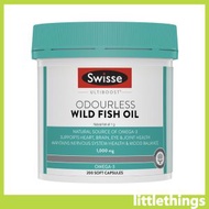 Swisse - 新裝 無腥味野生魚油（EXP 2028年） Omega-3 1000mg 200粒 [平行進口] *不同包裝版本可能隨機出貨*