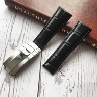 Watch Accessories Suitable for rolex rolex Strap Cowhide Male Daytona Blue Green Black Water Ghost L