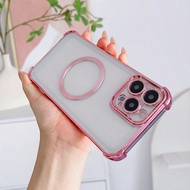 Ốp lưng trong suốt tương thích với iPhone 6/7/8/X/XS/XR/11/12/13/14/15/16/16e, Galaxy S22/23/24/25/S