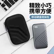 BUBM Shockproof Anti-Fall Hard Drive Storage Bag Compatible with Sandisk E81 Western Digital SSD Por