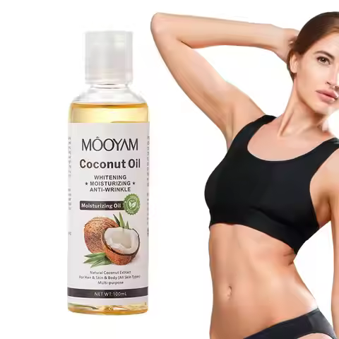 Face Body Coconut Argan Jojoba Castor Avocado Massage Oil Shrink Pore Firming Skin Face Oil Deep Rel