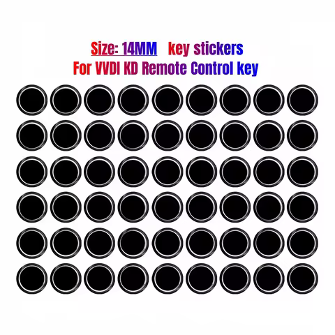 50Pcs/Lot CNSZKEY 14MM DIY Epoxy Sticker Badges Remote Logo For Xhorse VVDl KD Keydiy Remote Control