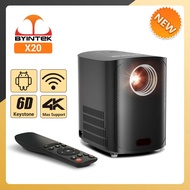 New Arrival BYINTEK X20 Portable Mini LED Smart Wifi Home Theater Video Projector For Full HD 1080P 4K Cinema Smartphone