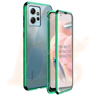 For Redmi Note 12 4G Note 12 Pro 5G Note 12 Pro+ 5G Magnetic Case 360 Front+Back double-sided 9H Tem