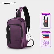 Tigernu RFID protection gaming bags with USB Charging waterproof korean sling bag for women men T-S8089