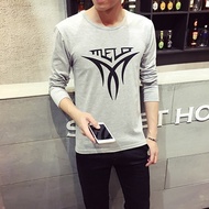 Fall 17 new slim printed long sleeve t shirt men t shirts C416-21-P15 the owner of wind at the end o