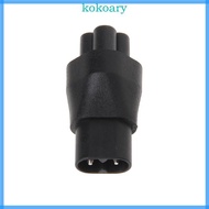 KOK IEC 320 C5 3-Pin Female To C8 2-Pin Male Plug Converter Power Supply Adapter