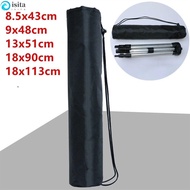 ISITA Tripod Bag Umbrella Black 43-113cm Light Stand Bag Travel Carry Yoga Mat Drawstring Toting Bag