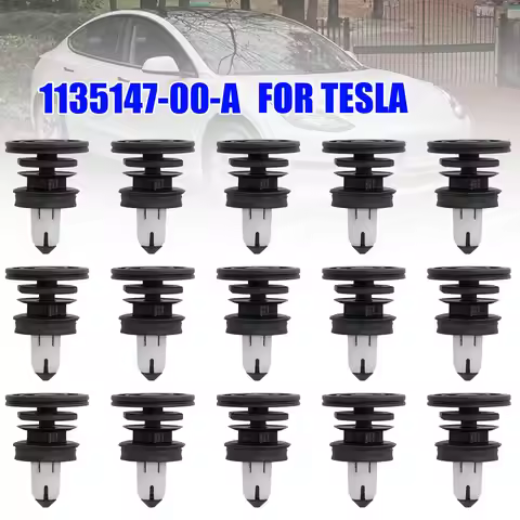 8mm Front & Rear Door Trim Panel Retainer Clip Auto Fasteners for Tesla Model 3 Model Y 1135147-00-A