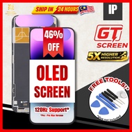 LCD 16 Plus, 16, 15 Pro Max, 15 Plus, 14 Pro Max, 13 Pro Max, 13 Mini GX OLED LCD Display Touch Scre