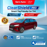 ClearShield Pro MPV 8Pcs Nano Ceramic Tinted Film | Front ClearShield Rear HeatShield (8 Pcs) [Free 