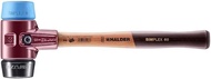Halder Simplex Hammer, TPE Soft (Blue), Rubber (Black), Diameter 23.6 inches (60 mm), Head and Handl