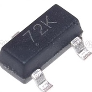 72K Original Genuine 2N7002K SOT-23 N Channel 60V340mA Patch MOSFET Field Effect Tube