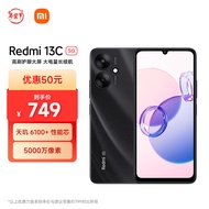 小米（MI）Redmi 13C 5G 天玑 6100+ 性能芯 5000万超清双摄 5000mAh长续航 4GB+128GB 星岩黑 智能手机 红米