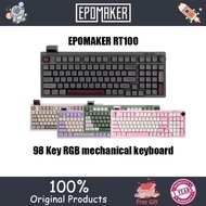 EPOMAKER RT100 Retro Mechanical Keyboard with Knob and Mini Display Wireless Keyboard