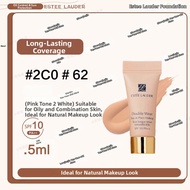 Estee Lauder DW Long-lasting Foundation Liquid 1W1 1C1 Oil-control Concealer 7ml Sample for Oily Ski