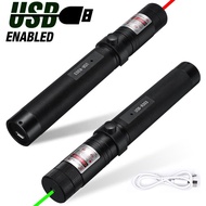 HOT MMKJHLZQQAZG 106ปากกาเลเซอร์ USB สีเขียวแบบชาร์จไฟได้10000M 5MW,ปากกาเลเซอร์โฟกัสแสงจุดไม้ขีดไฟ