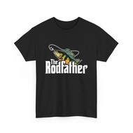 Fisherman Fish Lover The Rodfather Funny Fishing T-Shirt