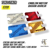 ACRYLIC brake fluid cap Emblem for vario 160 ABS ACRYLIC material sticker