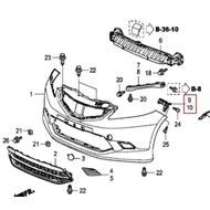 Jazz Front Bumper Bracket 2012-2013 Jazz GE8 original honda