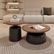 Small Apartment Coffee Table Small Apartment B&B Round Martini Simple Living Room Nordic Style Coffe