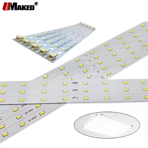 LED PCB 4W 6W 8W 220-520mm Length Bar Strip SMD5730 Aluminum Lamp Plate Ceiling/Tube Light Retrofit 