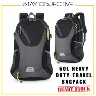 50L Large Capacity Backpack Waterproof Beg Hiking Bag Military Daki Gunung Camping Tactical Bagpack 