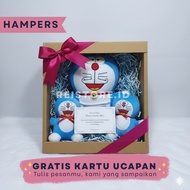 Doraemon Doll Set 4pcs Hampers Birthday Gift for Girlfriend, Boy, Premium Ribbon Box