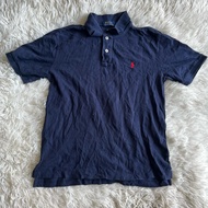 polo Shirt Navy Blue ralph Label L Embroidered Red Horse 1