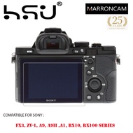 HSU Tempered Glass Screen Protector For SONY FX3, RX10, A9, A9II, A1, ZV-1, ZV-E10,RX100 SERIES