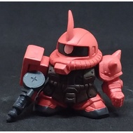 Sd Gundam Gashapon Full Color Char Zaku II Variant 3